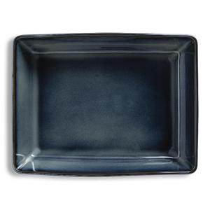 Habitat Reactive Stoneware Roaster - Navy Blue - gallery image 4