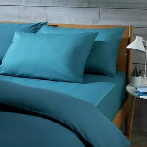 Habitat Cotton Rich 180 TC Standard Pillowcase Pair - Petrol - gallery image 3