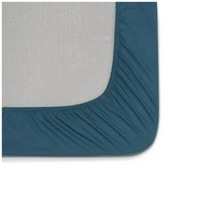 Habitat Cotton Rich 180 TC Fitted Sheet - Petrol - gallery image 2