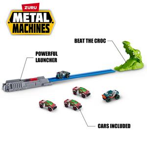 Zuru Metal Machines Crocodile Mini Racing Car Toy Track Set - gallery image 3