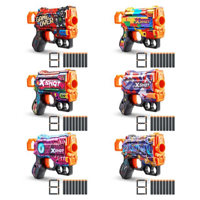Zuru XSHOT Skins Menace Dart Blaster - 8 Darts