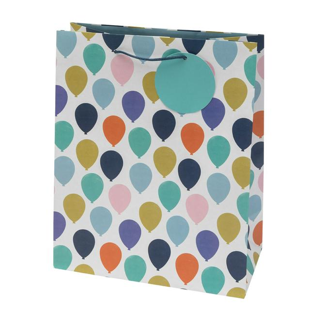 Sainsburys Sainsbury's Multi Balloons Large Present Gift Bag Birthday Celebration
