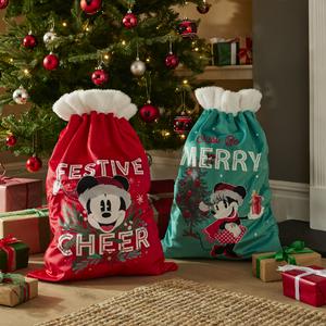 Santa Sack Mickey Mouse Christmas Bag Disney Disney Mickey/ Minnie