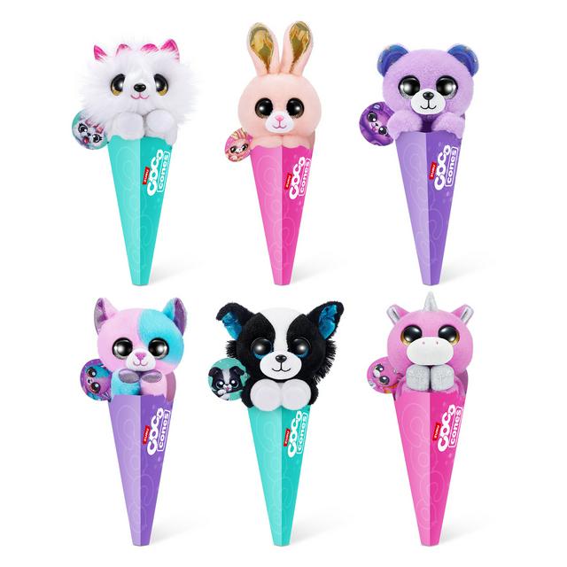Zuru Coco Cones Mix Neon & Originals Plush In a Cone - gallery image 1