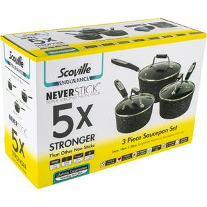 Scoville Neverstick Endurance 3 Piece Saucepan Set - gallery image 5