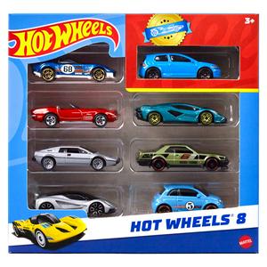 Hot Wheels Pack of 8 Car Assortment