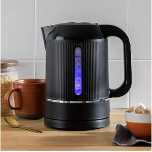 Cookworks WK8290QEH Texture Tilly Kettle - Black - gallery image 2