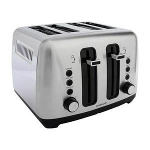 Cookworks 4 Slice Toaster - Stainless Steel - gallery image 3