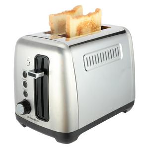Cookworks 2 Slice Toaster - Stainless Steel - gallery image 2