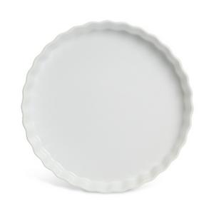 Habitat 24cm Riko Non Stick Porcelain Pie Dish - Cream - gallery image 2