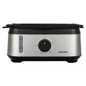 Cookworks FS1400-GS 3 Tier Steamer - Stainless Steel - gallery image 4