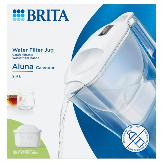 BRITA Aluna Water Filter Jug White 2.4L - gallery image 1