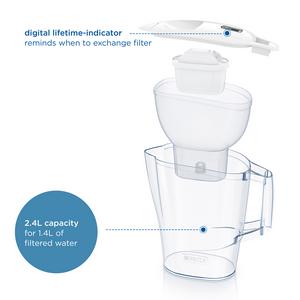 BRITA Aluna Water Filter Jug White 2.4L - gallery image 3