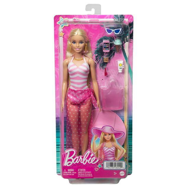 Barbie Dolls and Accessories, Cutie Reveal Doll with Monkey Plush
