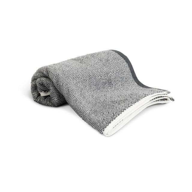 Habitat Marl Towel - Black - gallery image 1