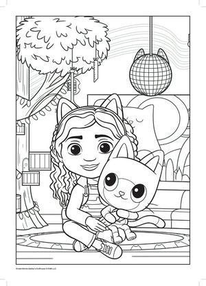 Gabby's Dollhouse Jumbo Colouring Book - gallery image 5