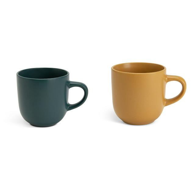 Habitat Matte Mustard or Teal Mug - gallery image 1