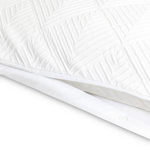 Sainsbury's Home Textured Embossed Bedding Set - White - gallery image 3