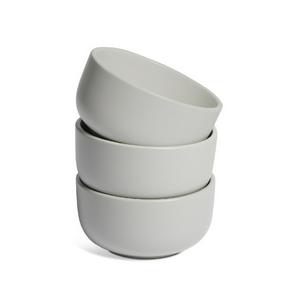 Habitat Matte Nibble Bowl - Grey - gallery image 4