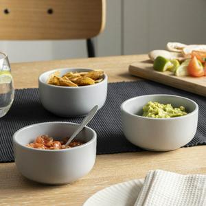 Habitat Matte Nibble Bowl - Grey - gallery image 5