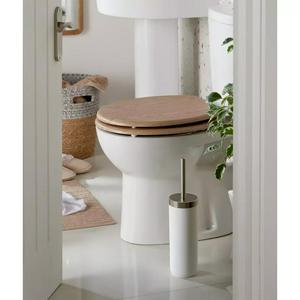 Habitat Toilet Brush - White & Silver - gallery image 2