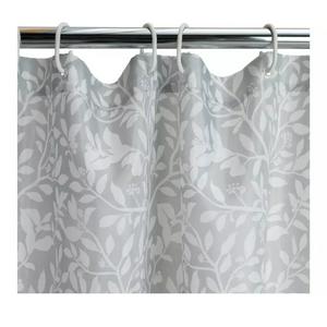 Sainsbury's Home Floral Print Shower Curtain - Grey - gallery image 2