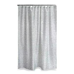 Sainsbury's Home Floral Print Shower Curtain - Grey - gallery image 4