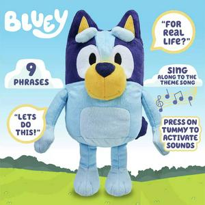 Bluey's S5 Talking Plush Bluey - gallery image 3