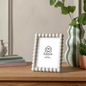 Habitat Bobble Picture Frame - White - 5x7" - gallery image 2