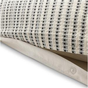 Habitat Textured Waffle Bedding Set - gallery image 3