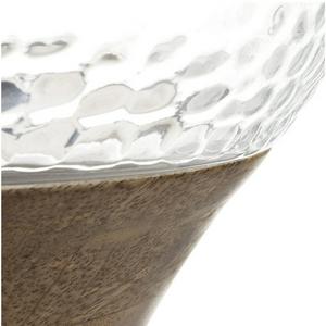 Habitat Hammered Wooden Base Hurricane - gallery image 3