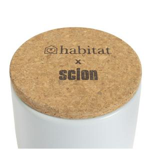 Habitat x Scion Family Mr Fox Ceramic Candle Blue - gallery image 3