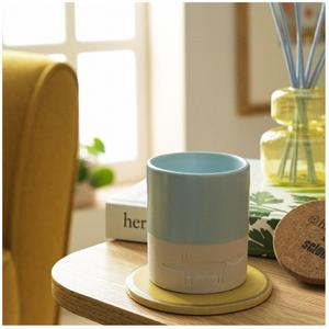 Habitat x Scion Family Mr Fox Ceramic Candle Blue - gallery image 4