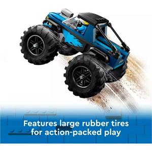 LEGO City Blue Monster Truck Toy Vehicle Playset 60402 - gallery image 3