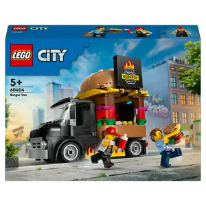 LEGO City Burger Van Food Truck Vehicle Toy Set 60404