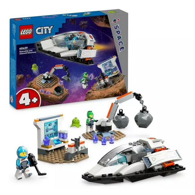 LEGO City Spaceship Asteroid Discovery Space Toys 60429 Sainsbury s