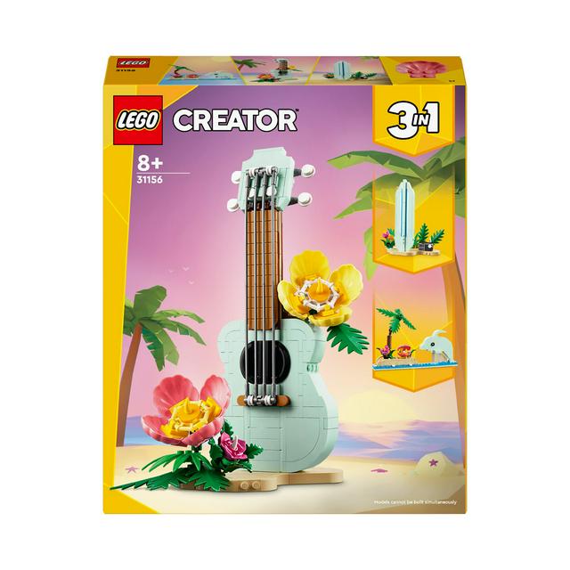 LEGO Creator 3in1 Tropical Ukulele Toy Instruments Set 31156