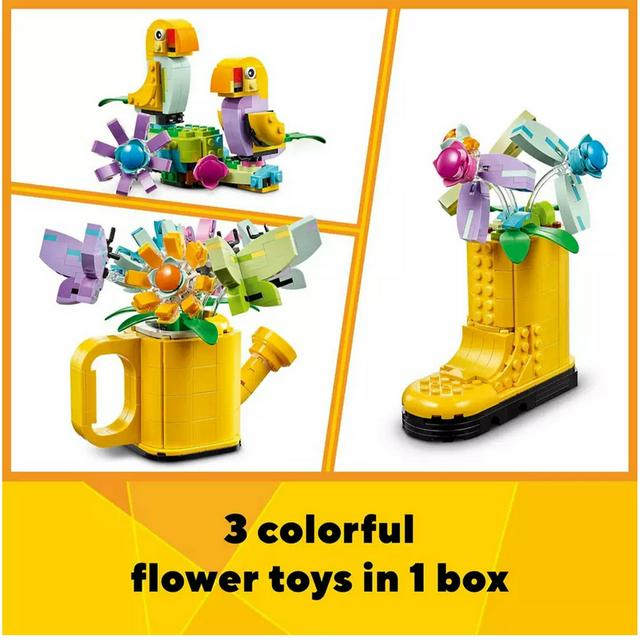 LEGO Creator 3in1 Flowers in Watering Can Nature Toys 31149