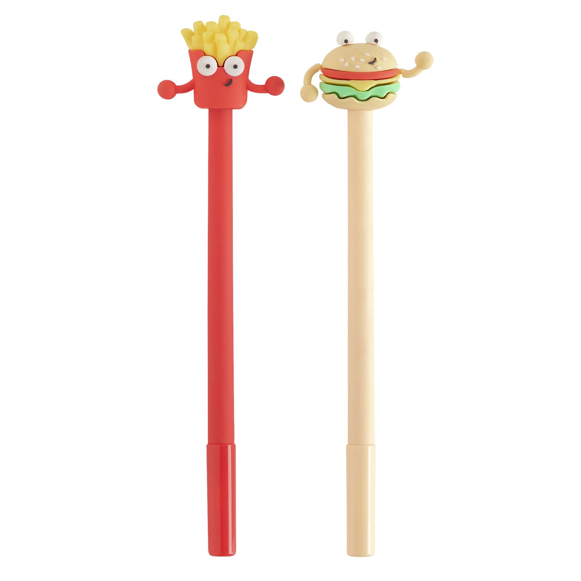 Sainsbury's Home Fast Food Pen Black Novelty Writing Pen