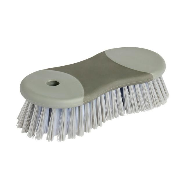 Sainsbury's Home Home Recycled Flat Scrubbing Brush Grey