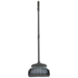 Sainsbury's Home Recycled Long Handle Dustpan & Brush - Grey