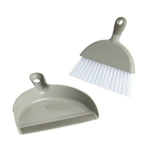 Home Recycled Mini Dustpan & Brush Grey