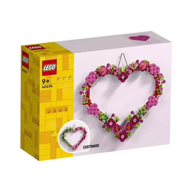 LEGO Valentines Heart Ornament 40638 | Sainsbury's