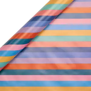 Sainsbury's Rainbow Stripe Birthday Gift Wrap Wrapping Paper - 3m