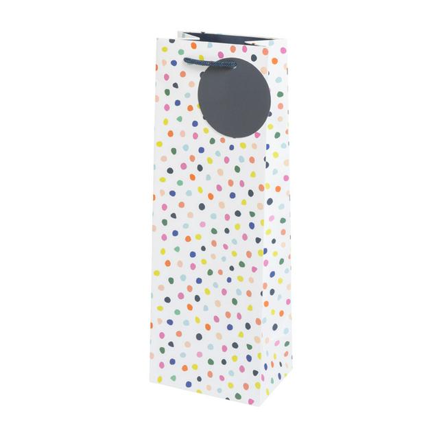 Sainsburys Sainsbury's Brights Spot Bottle Gift Bag For Champagne Prosecco Wine