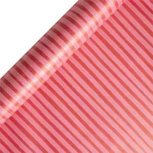 Sainsbury's Striped Pink Birthday Gift Wrap Wrapping Paper - 2m