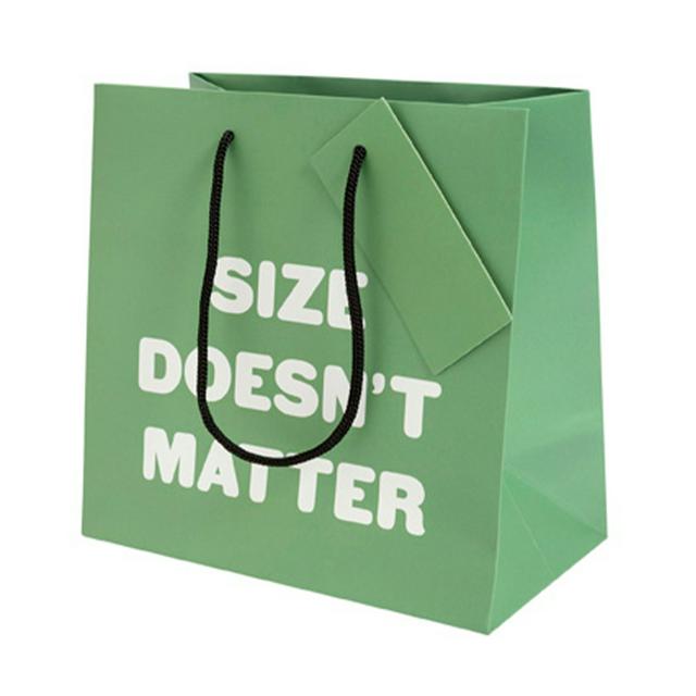 Sainsbury's Ohh Deer Size Doesn't Matter Small Present Gift Bag Birthday Celebration - gallery image 1