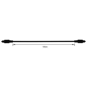 Sainsbury's Home 1m Audio Optical Cable - Black - gallery image 3