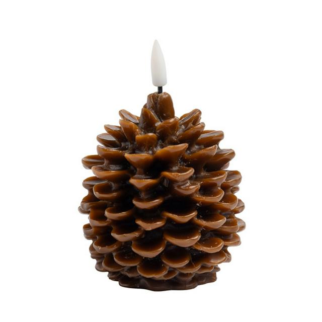 Sainsbury's Home LED Pinecone Candle - gallery image 1