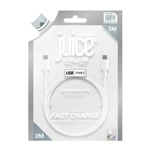 Juice Type C to C 2m Cable - White - gallery image 3